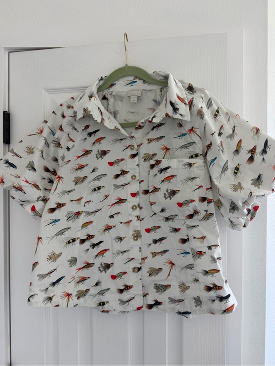 Maeve Tops - Maeve Anthropologie fish button down